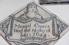 17th century infant's memorial