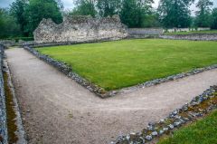 The abbey cloisters