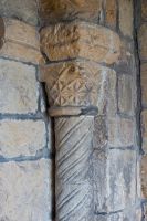 Doorway column and capital