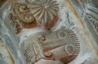 Chancel arch carved figures