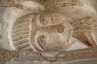 Human figure, chancel arch