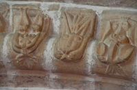 Tickencote, St Peter's Church, Carved heads