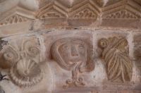 Tickencote, St Peter's Church, Carved heads 3