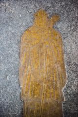 Bishop Purseglove memorial brass, 1579