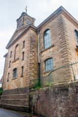 The church tower and side velevation