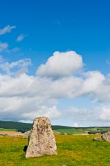 A single stone, looking roughly east