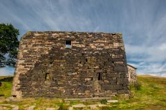 The farm building from the east