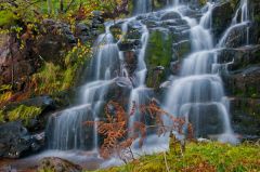 A waterfall above Torridon village