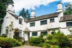 The house and small garden