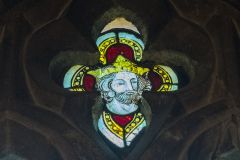 14th century glass depicting Edward II