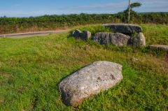 A recumbent outlying stone