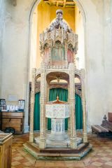 The font and canopy