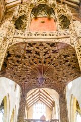 Font canopy close-up