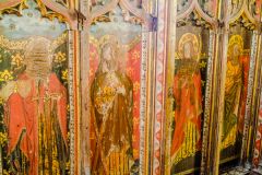 Medieval painted rood screen