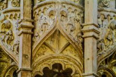 Font canopy carving detail