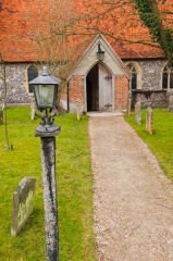 Turville, St Mary's Church, Path to the south porch