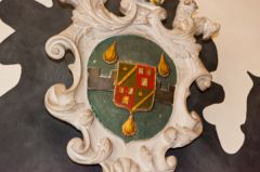 Turville, St Mary's Church, Cartouche on the Perry Memorial