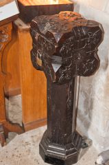 Turville, St Mary's Church, Wooden poor box