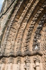 Carving detail, west doorway arch