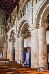 Norman nave pillars