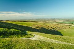 Looking across the White Horse to the Manger