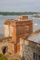 The east tower from the gatehouse