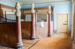 The stables interior