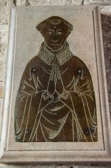 14th century priest's brass