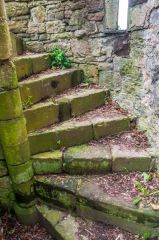 Spiral stair in the Chamber Block, c. 1330