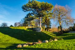 The Outer bailey earthworks