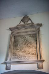 Golding family memorial in the tower