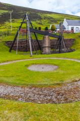 Wanlockhead Beam Engine, The circular horse track