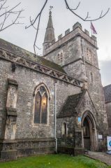The west tower and north porch