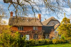 Thatched cottages, Church Lane