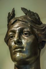 Cast of the female figure on the Quadriga sculpture