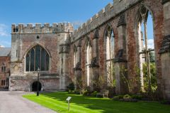 The Bishop's palace inner courtyard