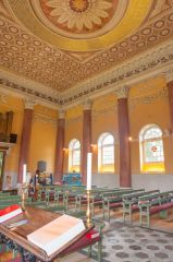 West Wycombe, St Lawrence Church, The nave, looking west