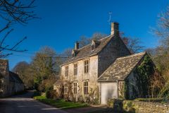 A typical cottage near the pond