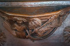 Misericord in the choir