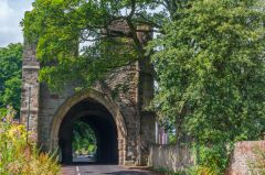 The gatehouse from the east