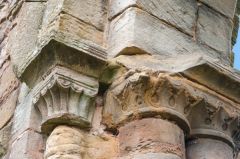 Romanesque capitals, north doorway