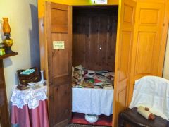 A traditional Caithness box bed