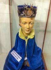 The Herring Queen crown and robes