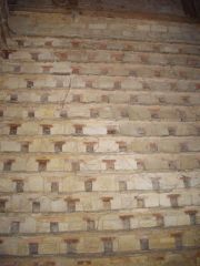 Nest boxes inside the dovecote (c) Paul Farmer