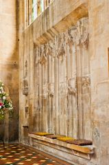 Winchcombe, St Peter's Church, 14th century triple sedilia