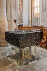 The 12th century Tournai marble font