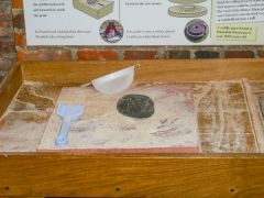Winchester City Mill, Hands=on quern stone grinding!