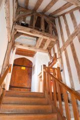 The stairs to the church