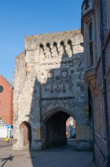 Westgate Museum, North side of the Westgate arch