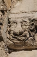 Westgate Museum, Grotesque carving on Westgate exterior